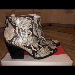 Soul Naturalizer Faux Snakeskin Booties